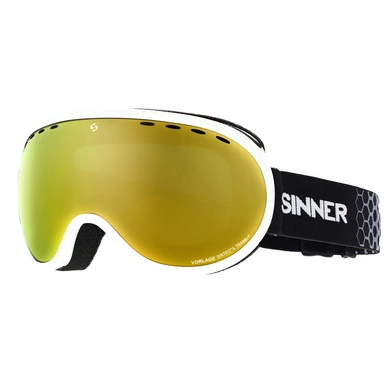 Masque de Ski Sinner Vorlage Matte White Sintec Trans+