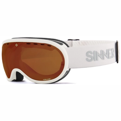 Skibrille Sinner Vorlage Matte White Double Orange Sintec Vent