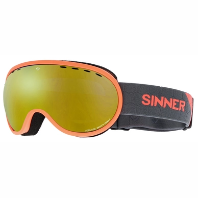 Skibril Sinner Vorlage Matte Neon Orange Sintec Trans+