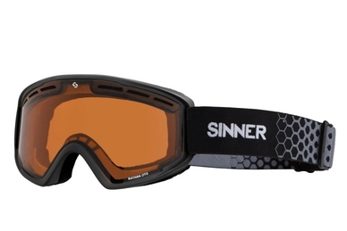 Ski Goggles Sinner Batawa OTG Matte Black Orange Vent