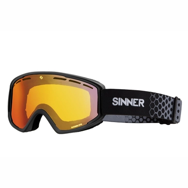 Skibril Sinner Batawa OTG Matte Black Red Mirror Vent