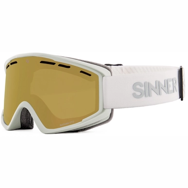 Skibrille Sinner Batawa OTG Matte White Double Sintec / Trans+ Vent