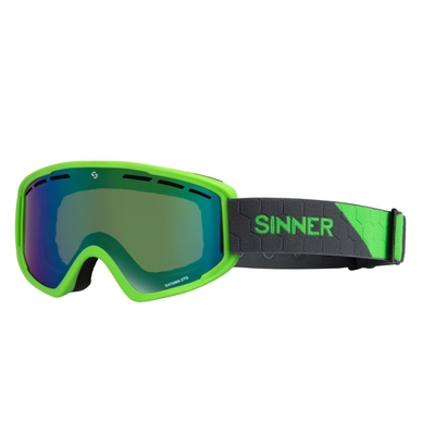 Skibril Sinner Batawa OTG Matte Neon Green Green Mirror Vent