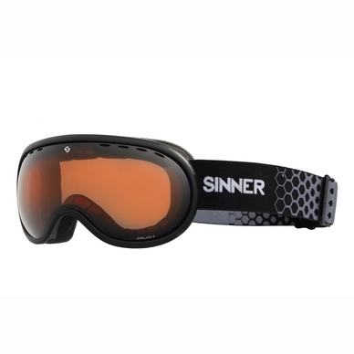 Ski Goggles Sinner Vorlage S Matte Black Orange Vent