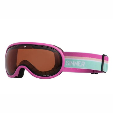Ski Goggles Sinner Vorlage S Matte Bubblegum Pink Orange Vent