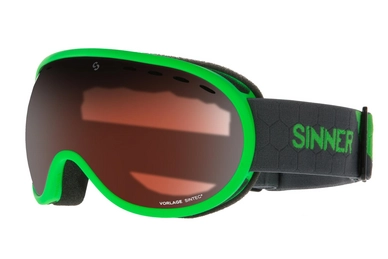 Ski Goggles Sinner Vorlage S Matte Neon Green Orange Sintec Vent