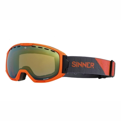 Ski Goggles Sinner Mohawk Matte Orange Orange Mirror Vent