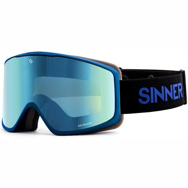 Skibril Sinner Sin Valley Matte Blue Double Blue Oil + Double Pink