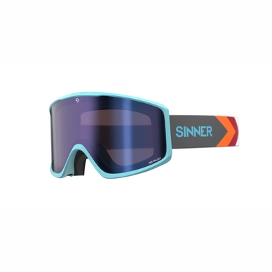 Skibril Sinner Sin Valley+ Matte Light Blue Blue Mirror + Orange Sintec