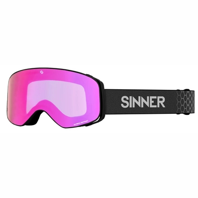 Skibril Sinner Olympia+ Matte Black / Pink Sintrast