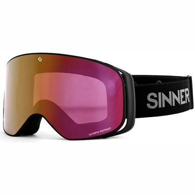 Masque de Ski Sinner Olympia + Matte Black Double Pink Sintrast