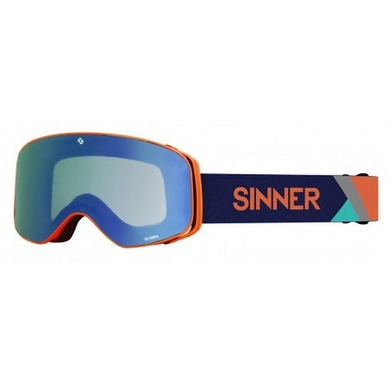 Skibril Sinner Olympia + Matte Orange Double Blue Sintrast