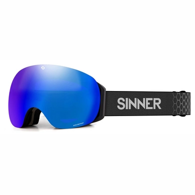 Ski Goggles Sinner Avon Matte Black / Blue Sintrast + Orange Sintrast