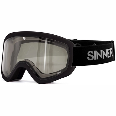 Ski Goggles Sinner Estes Matte Black Double Smoke