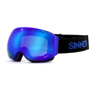 Skibril Sinner Emerald Matte Blue FL Blue Mirror Vent