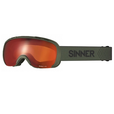 Skibril Sinner Marble OTG Matte Moss Green Double Full Red Mirror