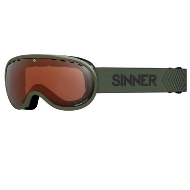 Skibril Sinner Vorlage Matte Green Double Orange Sintec Vent