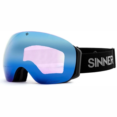 Skibril Sinner Avon Matte Black Double Blue Sintrast + Dbl Orng Sintrast