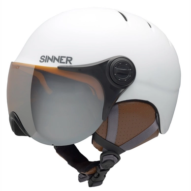 Casque de Ski Sinner Crystal Mat White Smoke Mirror