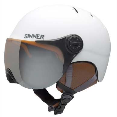 Skihelm Sinner Crystal Matte White Trans+
