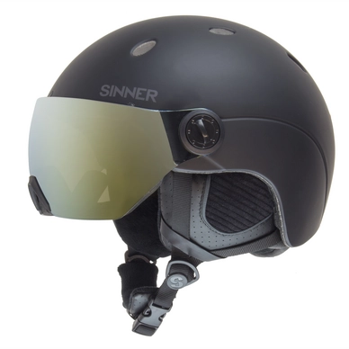 Skihelm Sinner Titan Visor Matte Black Trans+