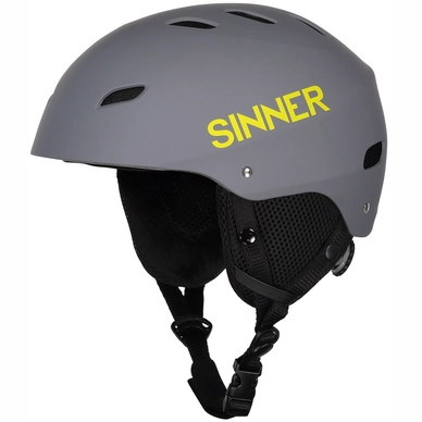 Skihelm Sinner Bingham Rental Grey / Yellow