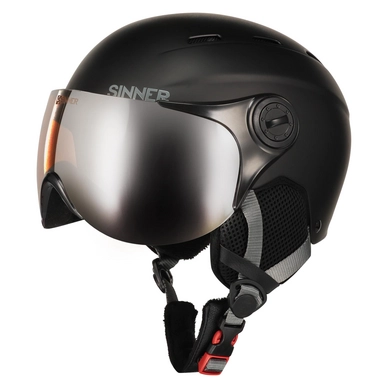 Ski Helmet Sinner Typhoon Visor Matte Black