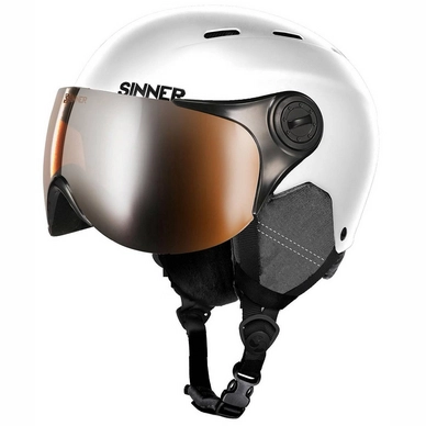 Skihelm Sinner Typhoon Visor Matte White 21