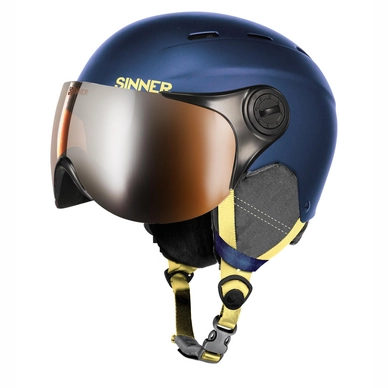 Skihelm Sinner Typhoon Visor Matt Dark Blue 2020