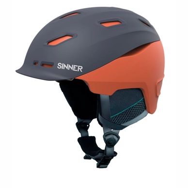 Skihelm Sinner Moonstone Midnight Orange