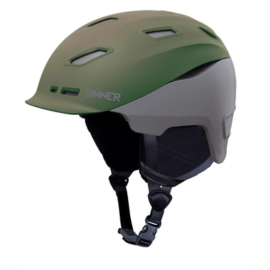 Skihelm Sinner Moonstone Matt Moss Green Dark Grey 2020