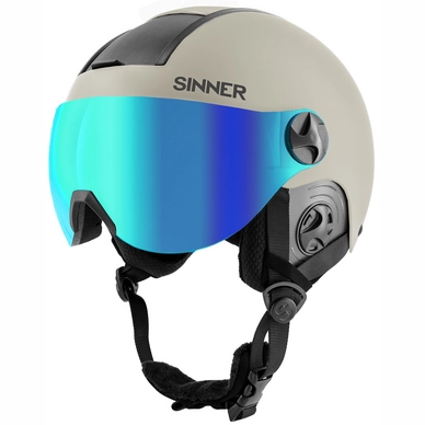 Skihelm Sinner Bullit Visor Matte Grey