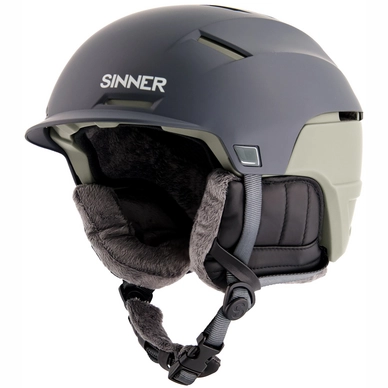 Casque de Ski Sinner Beartooth Matte Dk Grey / Lt Grey