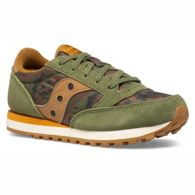 Saucony Jazz Original Olive Orange Jungen