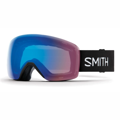 Masque de ski Smith Skyline Black / ChromaPop Storm Rose Flash Noir