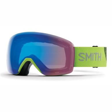 Masque de ski Smith Skyline Flash / ChromaPop Storm Rose Flash Vert