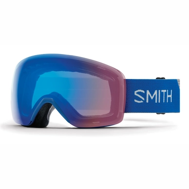 Masque de ski Smith Skyline Imperial Blue / ChromaPop Storm Rose Flash Bleu