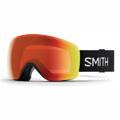 Ski Goggles Smith Skyline Black / ChromaPop Everyday Red Mirror