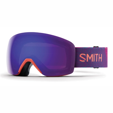 Masque de ski Smith Skyline Frequency / ChromaPop Everyday Violet Mirror Violet