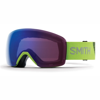 Masque de Ski Smith Skyline Flash / ChromaPop Photochromic Rose Flash Vert