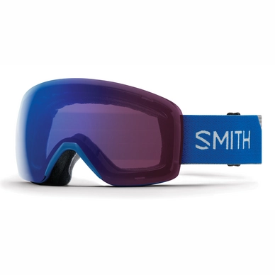 Masque de ski Smith Skyline Imperial Blue / ChromaPop Photochromic Rose Flash Bleu