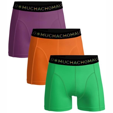 Boxers Muchachomalo Solid Boys Green Orange Purple 3-Pack