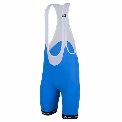 Fietsbroek Santini Gara 2.0 Bib-Shorts Git Pad Blue