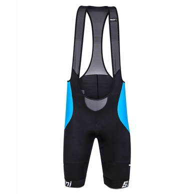 Fietsbroek Santini Mago Bib-Shorts Nat Pad Blue