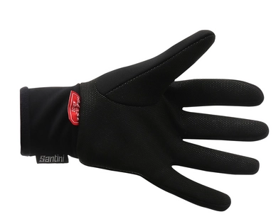 Fietshandschoen Santini Men X-Free Winter Windstopper Black