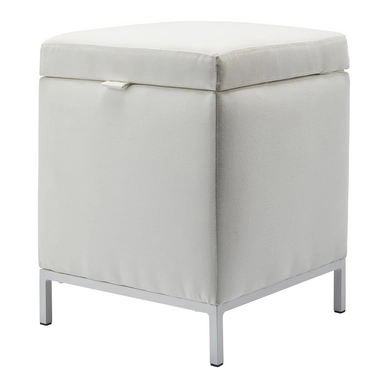 Banc d'assise et de rangement Aquanova Spark Ivoire