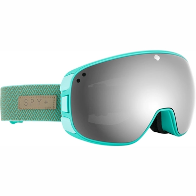 Skibril SPY Bravo Herringbone Mint / HD Plus Gray Green / Silver Spectra Mirror