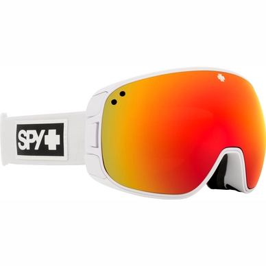 Skibril SPY Bravo Matte White / HD Plus Bronze / Red Spectra Mirror