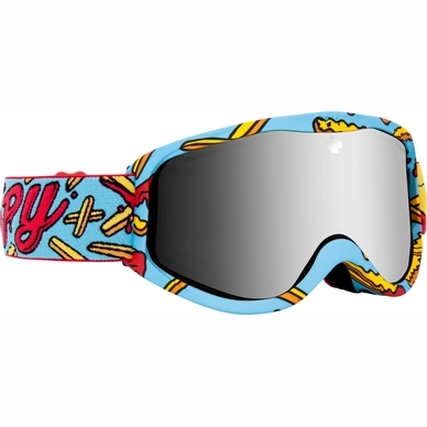 Skibril SPY Junior Cadet Pizza VS. French Fries / HD Bronze / Silver Spectra Mirror