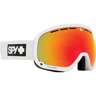 Skibril SPY Marshall Matte White / HD Plus Bronze / Red Spectra Mirror